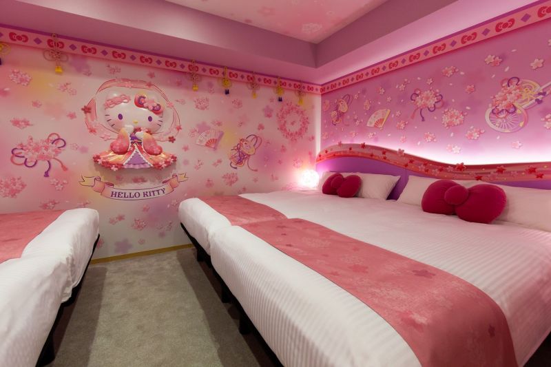 Phòng khách sạn Hello Kitty Tokyo